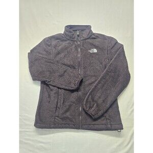 North Face AAHY Womens Size M Brown Full Zip Polyester Fleece Jacket.